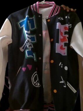 Letterman Jacket Graffiti